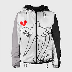 Куртка с капюшоном женская GHOSTEMANE, цвет: 3D-черный