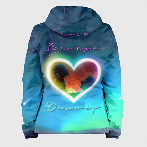 Женская куртка Ваня Дмитриенко Венера-Юпитер / 3D-Белый – фото 2