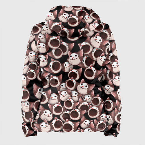 Женская куртка Popping cats / 3D-Белый – фото 2