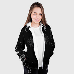 Куртка с капюшоном женская GHOSTEMANE, цвет: 3D-белый — фото 2