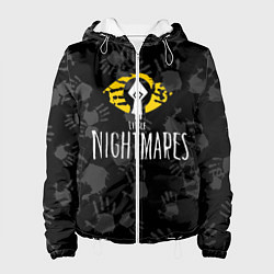 Куртка с капюшоном женская Little Nightmares, цвет: 3D-белый
