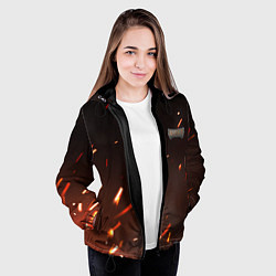 Куртка с капюшоном женская VALHEIM ВАЛЬХЕЙМ Z, цвет: 3D-черный — фото 2