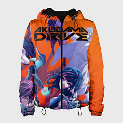 Куртка с капюшоном женская Акудама Драйв, цвет: 3D-черный