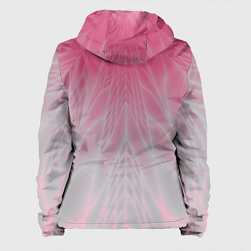 Женская куртка Абстракция / 3D-Белый – фото 2