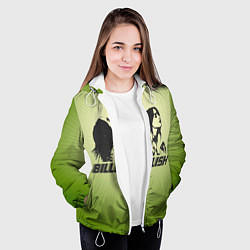 Куртка с капюшоном женская Билли Айлиш, цвет: 3D-белый — фото 2