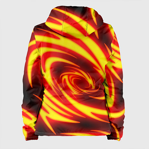 Женская куртка ОГНЕННЫЕ ВОЛНЫ FIRE STRIPES / 3D-Белый – фото 2