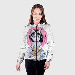 Куртка с капюшоном женская Маленький Кришна, цвет: 3D-черный — фото 2