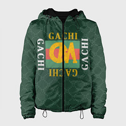 Куртка с капюшоном женская GACHI GUCCI, цвет: 3D-черный