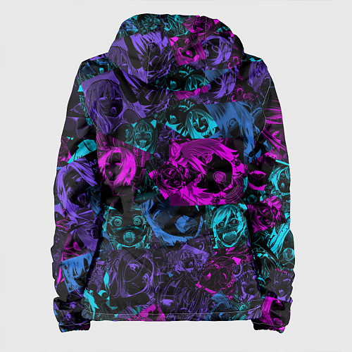 Женская куртка Neon Ahegao / 3D-Белый – фото 2