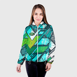 Куртка с капюшоном женская Range Rover, цвет: 3D-белый — фото 2