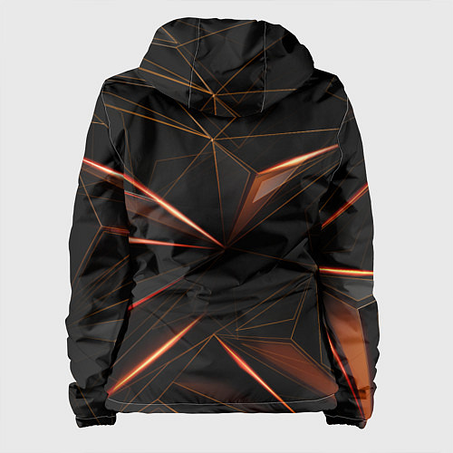 Женская куртка Геометрическая Абстракция / 3D-Белый – фото 2