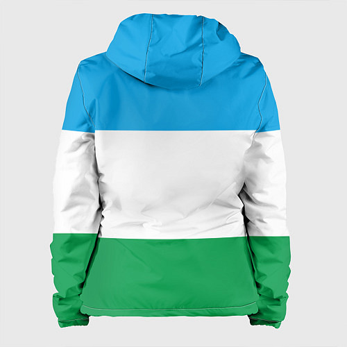 Женская куртка Башкортостан / 3D-Белый – фото 2