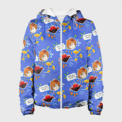 Куртка с капюшоном женская Тарталья на обеде, цвет: 3D-белый