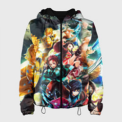 Женская куртка КЛИНОК РАССЕКАЮЩИЙ ДЕМОНОВ ПЕРСОНАЖИ