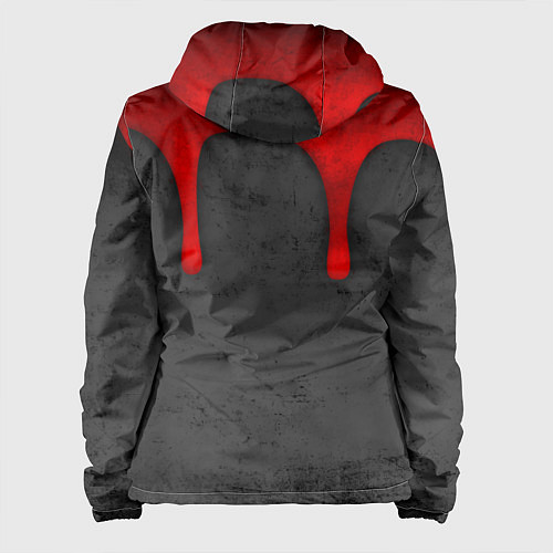 Женская куртка Little Nightmares 2 кровь / 3D-Белый – фото 2