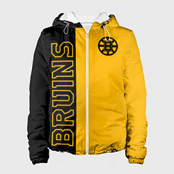 Куртка с капюшоном женская NHL BOSTON BRUINS, цвет: 3D-белый