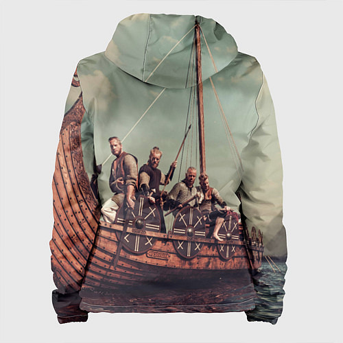 Женская куртка Valheim викинги / 3D-Белый – фото 2