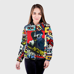 Куртка с капюшоном женская Daft Punk Records, цвет: 3D-черный — фото 2