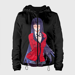 Куртка с капюшоном женская Jabami Yumeko Kakegurui, цвет: 3D-черный