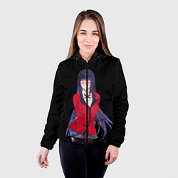 Куртка с капюшоном женская Jabami Yumeko Kakegurui, цвет: 3D-черный — фото 2