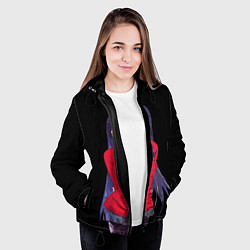 Куртка с капюшоном женская Jabami Yumeko Kakegurui, цвет: 3D-черный — фото 2