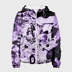 Куртка с капюшоном женская HARD MULT Мульт, цвет: 3D-белый