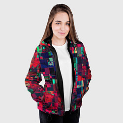 Куртка с капюшоном женская HAPPY WINDOWS, цвет: 3D-черный — фото 2