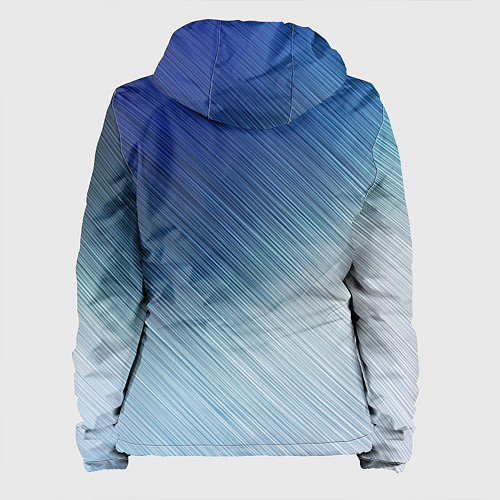 Женская куртка Текстура Оттенки льда / 3D-Белый – фото 2