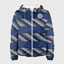 Куртка с капюшоном женская FC Chelsea Breathe Training Top 202122, цвет: 3D-белый