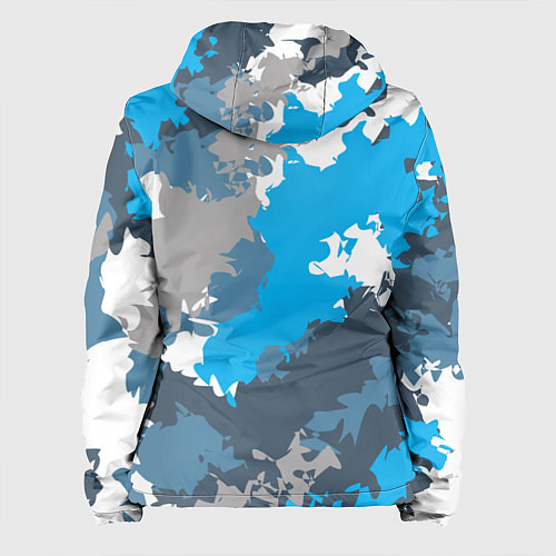 Женская куртка Камуфляж ледяной / 3D-Черный – фото 2