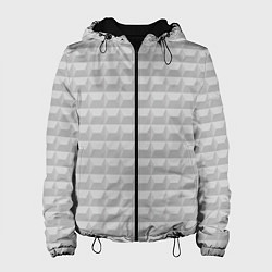 Куртка с капюшоном женская Советский забор, цвет: 3D-черный