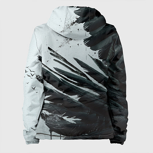 Женская куртка Resident Evil Village крылья / 3D-Черный – фото 2