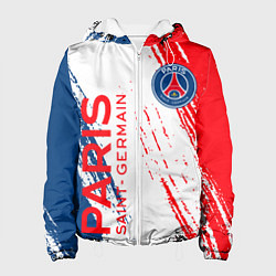 Куртка с капюшоном женская ФК ПСЖ FC PSG PARIS SG, цвет: 3D-белый