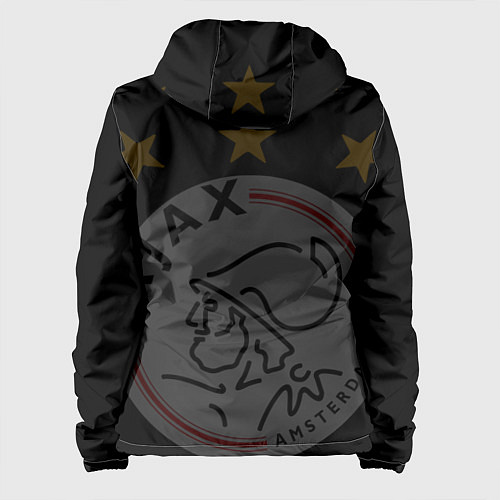 Женская куртка FC AJAX AMSTERDAM ФК АЯКС / 3D-Черный – фото 2