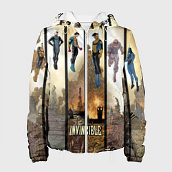 Куртка с капюшоном женская Неуязвимый Invincible, цвет: 3D-белый