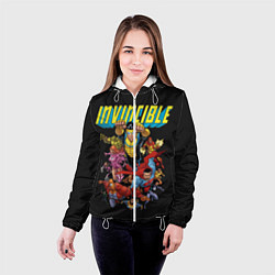 Куртка с капюшоном женская Неуязвимый Invincible, цвет: 3D-белый — фото 2