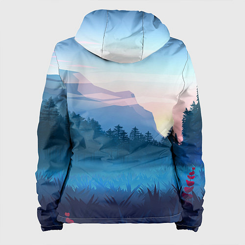 Женская куртка Рассвет / 3D-Черный – фото 2