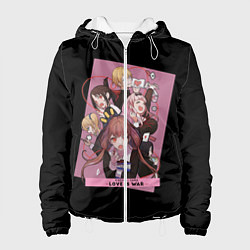 Куртка с капюшоном женская Kaguya Sama Госпожа Кагуя, цвет: 3D-белый