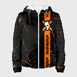 Куртка с капюшоном женская Deathloop - Grunge Tape, цвет: 3D-белый