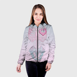 Куртка с капюшоном женская Yumemi Riamu Риаму Юмэми, цвет: 3D-черный — фото 2