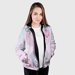 Куртка с капюшоном женская Yumemi Riamu Риаму Юмэми, цвет: 3D-черный — фото 2