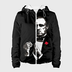 Куртка с капюшоном женская Крёстный Отец The Godfather, цвет: 3D-белый