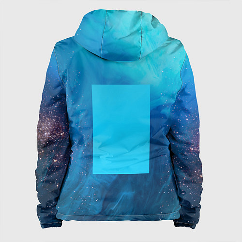 Женская куртка Love Death And Robots Зима Блю / 3D-Белый – фото 2
