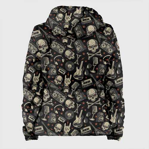 Женская куртка Scull pattern rock / 3D-Белый – фото 2