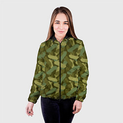 Куртка с капюшоном женская Скейтборды, цвет: 3D-черный — фото 2