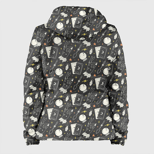 Женская куртка Мистический фон / 3D-Черный – фото 2