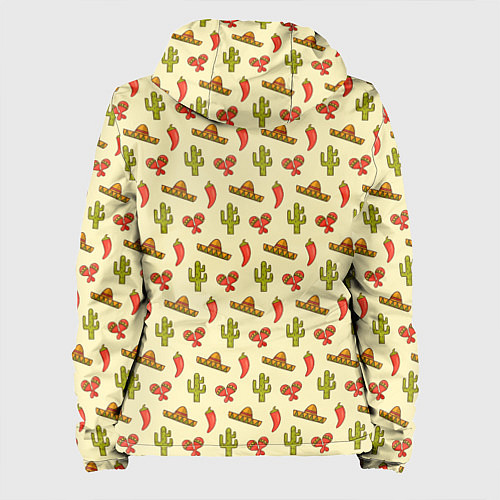 Женская куртка Мексиканский фон / 3D-Черный – фото 2