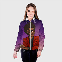 Куртка с капюшоном женская Стильный Уикенд, цвет: 3D-белый — фото 2