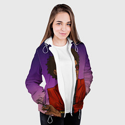 Куртка с капюшоном женская Стильный Уикенд, цвет: 3D-белый — фото 2