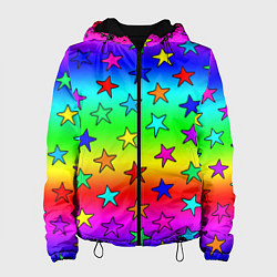 Женская куртка Радужные звезды